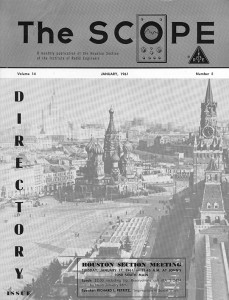 Front Cover of “The Scope”; Picture of Russian Passport Cover January 1961